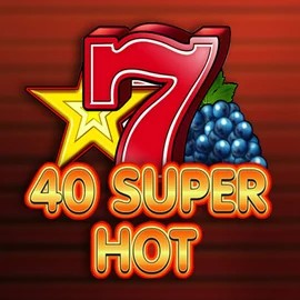 40 Super Hot casino game by Amusnet Interactive – featured logo at Mega Riches Casino