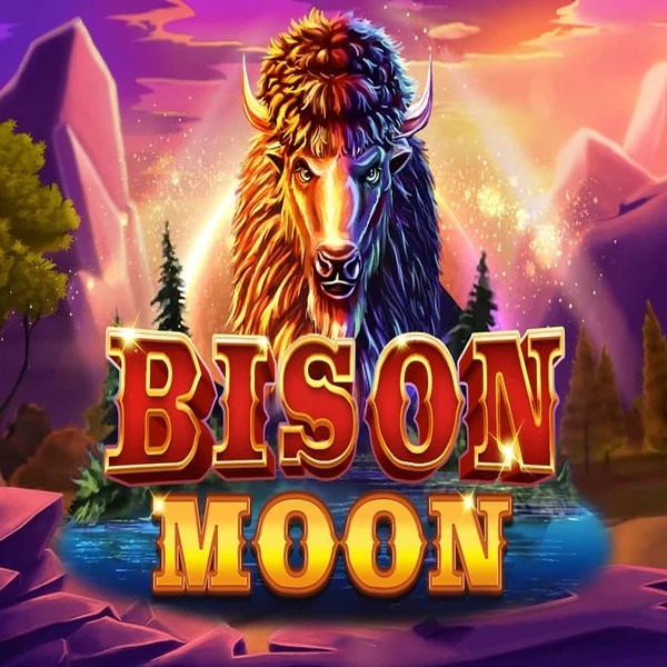 Official Slots logo: Bison Moon by Northern Lights Gaming at Mega Riches Casino