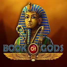 Slots logo of Book of Gods from BF Games at Mega Riches Casino