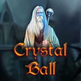 Crystal Ball online game logo by Gamomat on mega-richescasino.uk
