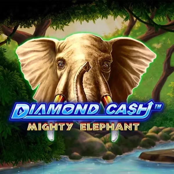 Diamond Cash Mighty Elephant logo – Slots by Greentube at Mega Riches Casino