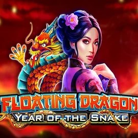 Floating Dragon Year of the Snake online game logo by Pragmatic Play on mega-richescasino.uk