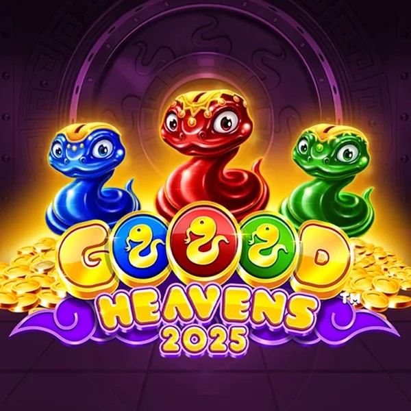 Goood Heavens by Rarestone Gaming, showcased at mega-richescasino.uk – game logo
