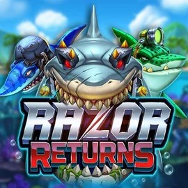 Razor Returns slot visual from Push Gaming available on mega-richescasino.uk